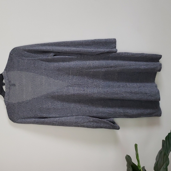 Eileen Fisher Linen blend cardigan, women's size small, button down, kni… - Picture 7 of 7